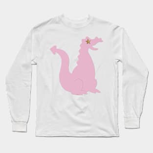 Die Cut Dragon (pink) Long Sleeve T-Shirt